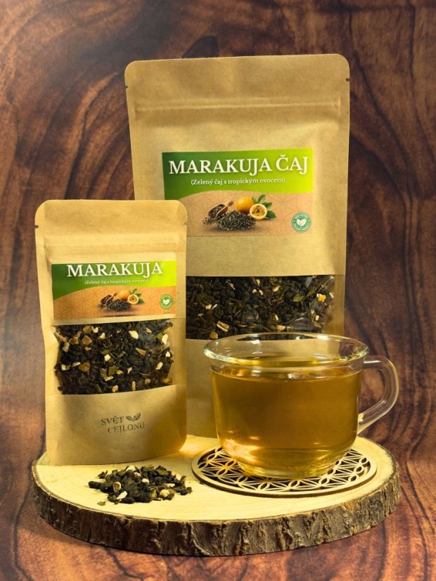 MARAKUJA - Zelený čaj - Hmotnost: 20 G