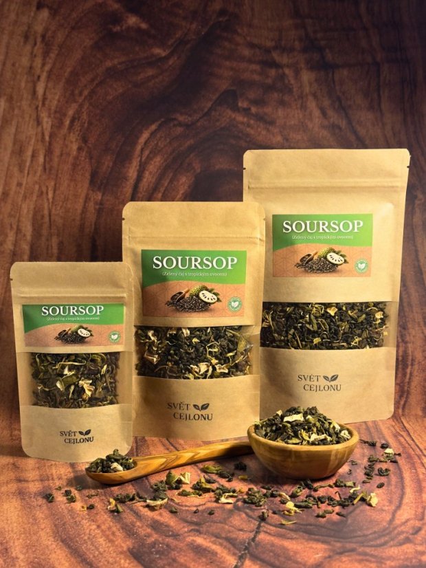 SOURSOP - ZELENÝ ČAJ - Hmotnost: 20 G