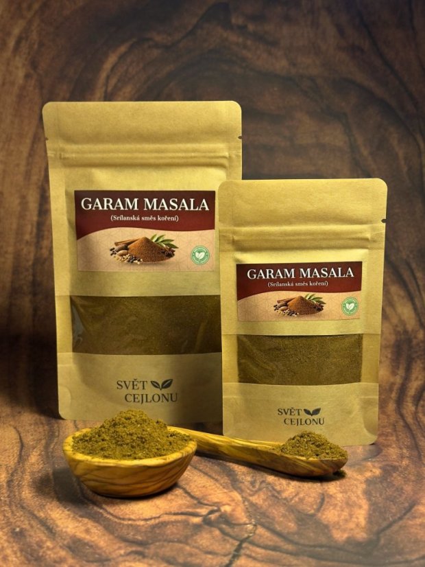 GARAM MASALA - SMĚS KOŘENÍ - Hmotnost: 50 g 