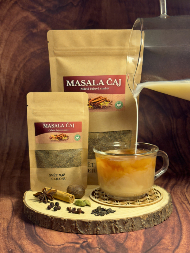 MASALA ČAJ - směs - Hmotnost: 100 g - (32–48 šálků)