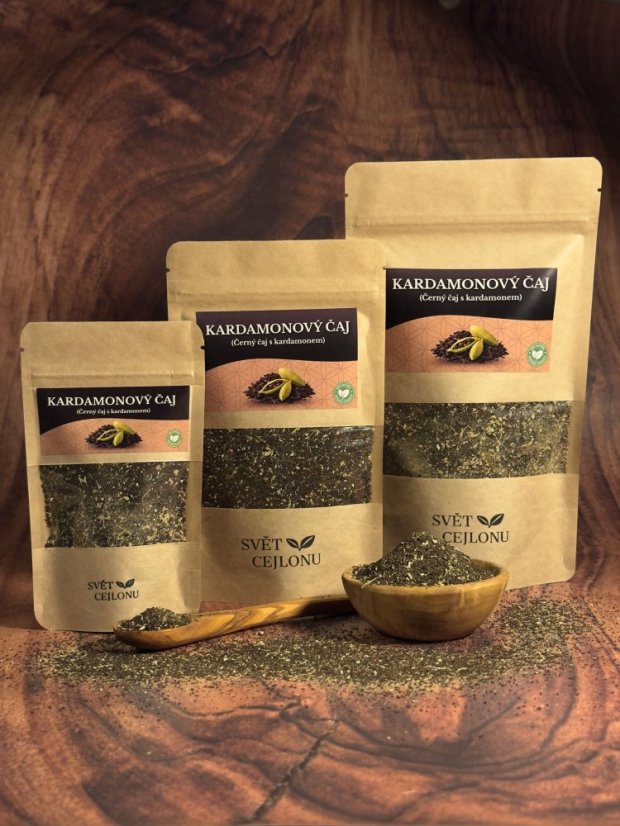 KARDAMON - Černý čaj s kardamonem - Hmotnost: 40 g 