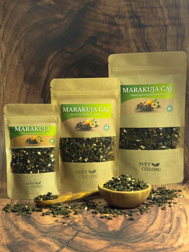 MARAKUJA - Zelený čaj - Hmotnost: 20 G