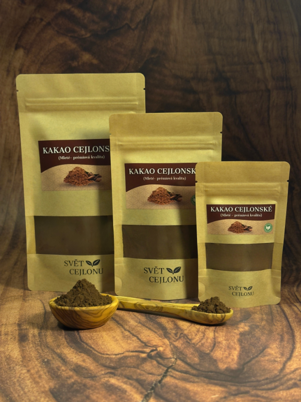 KAKAO CEJLONSKÉ - Hmotnost: 100g 