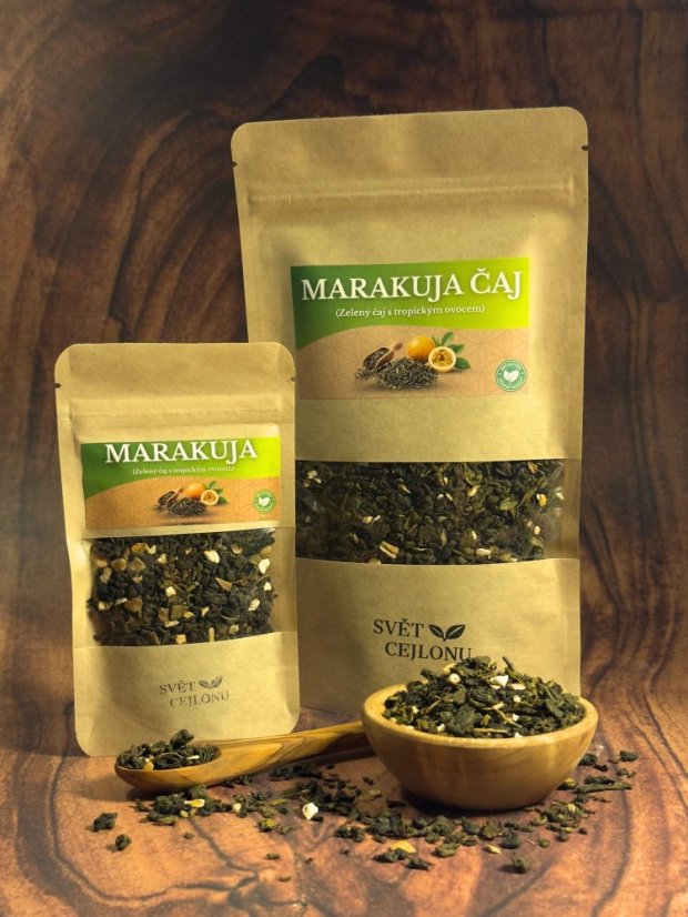 MARAKUJA - Zelený čaj - Hmotnost: 20 G