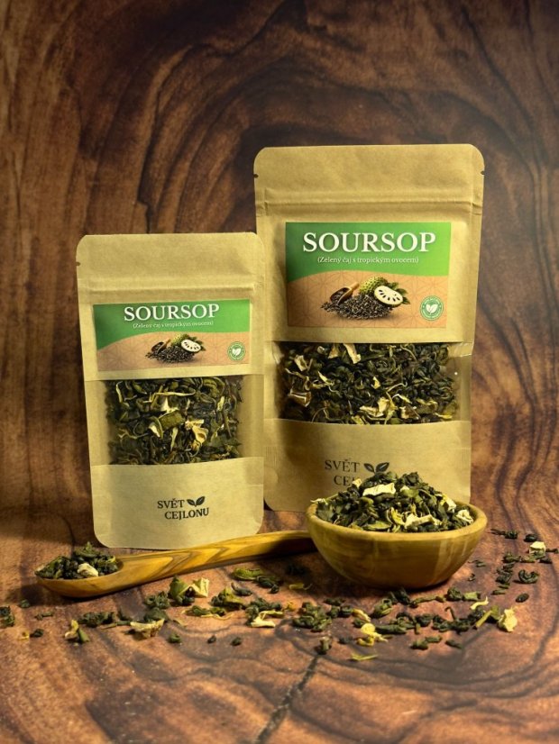 SOURSOP - ZELENÝ ČAJ - Hmotnost: 20 G